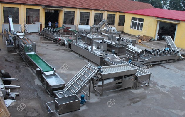 French Fries Processing Machine Plant Manufacturing Process