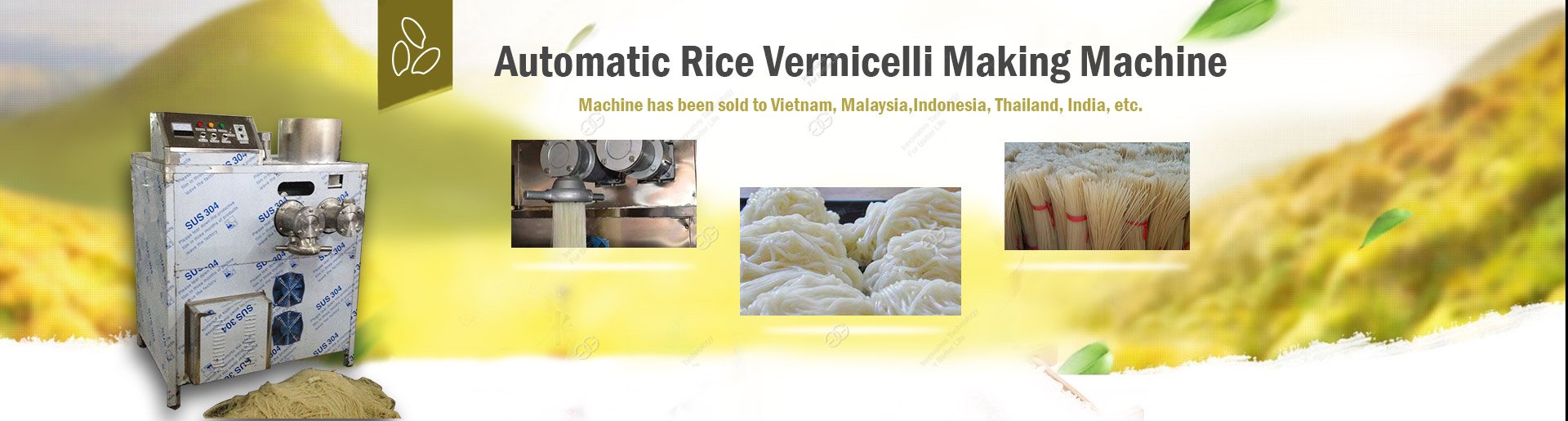 Automatic Rice Vermicelli Making Machine