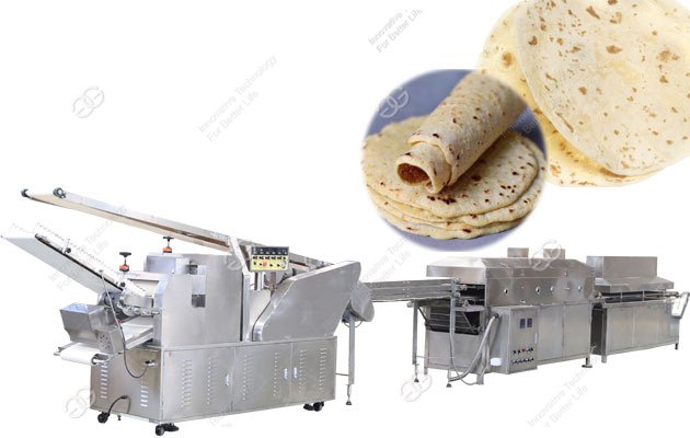 Industrial Wheat Flour Tortilla Making Production Line