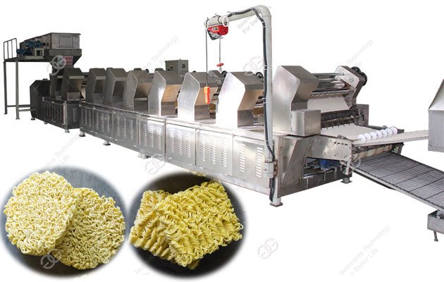 Automatic Maggi Fried Instant Noodles Machine Line